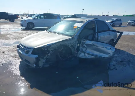 2004 Kia Spectra Ex/Lx from USA, damaged, VIN KNAFE121645019360